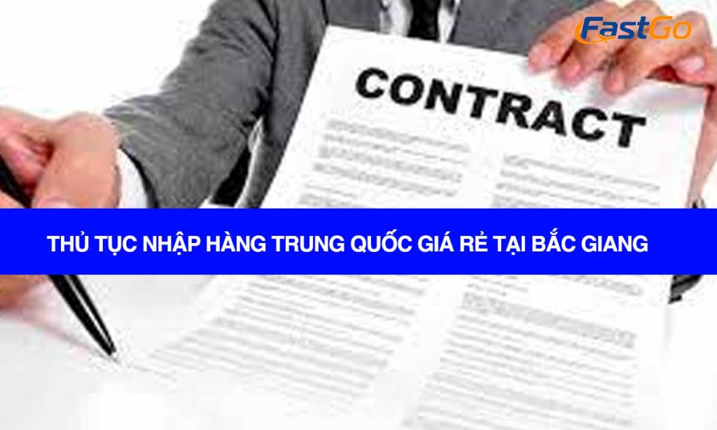 Thủ Tục Nhập hàng Trung Quốc giá rẻ tại Bắc Giang